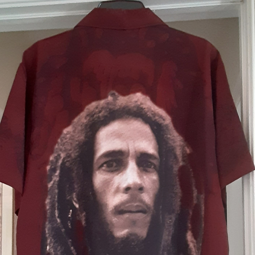 BOB MARLEY COLLECTION SHORT SLEEVED SHIRT NWOT - Picture 2 of 5